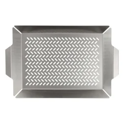Churrasco BBQ Tall Stainless Steel Roasting Grill Pan