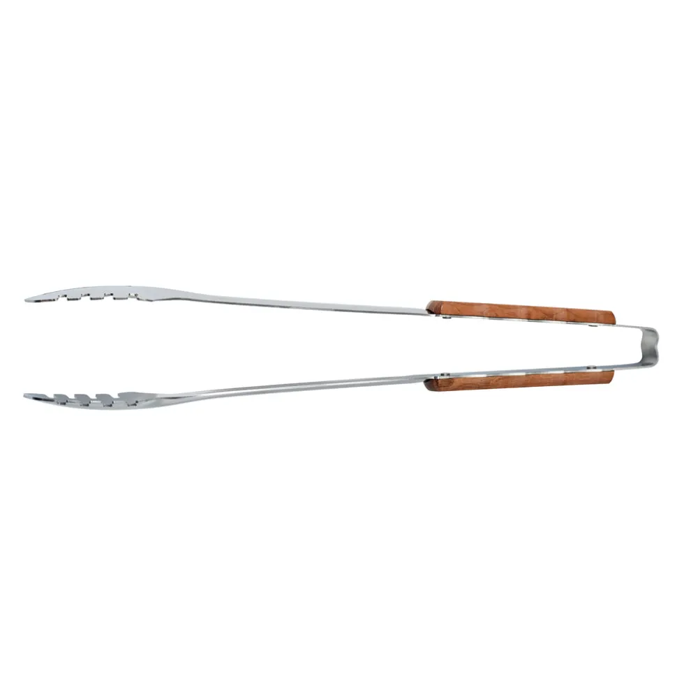 Churrasco BBQ Tongs with Wood Handle