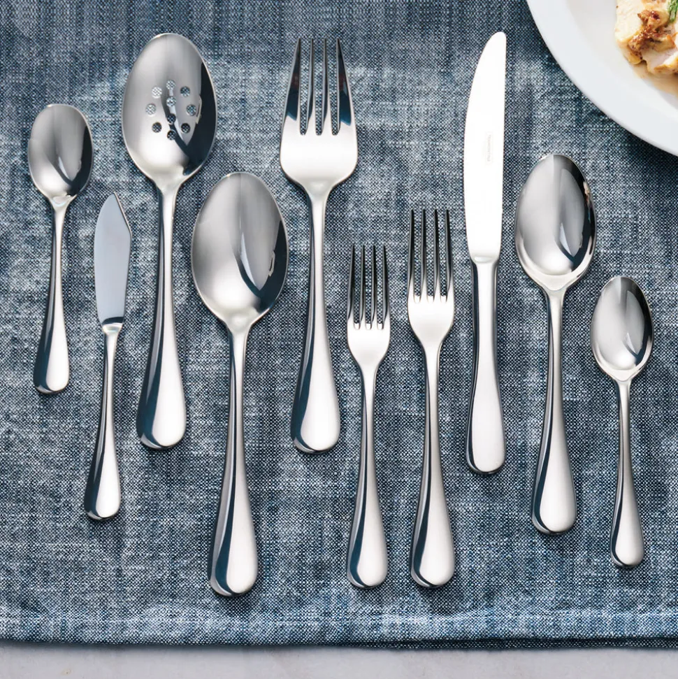 Classic 18/10 Stainless Steel 45 Piece Flatware Set