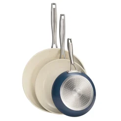 Cold Forged 3-Pack Fry Pans with Ceramic Interior