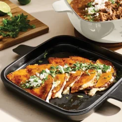 Cultura 6.5 Quart Enameled Cast Iron Multi-Cooker with Reversible Lid