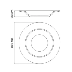 Dulce 6 Piece Soup Plate Set