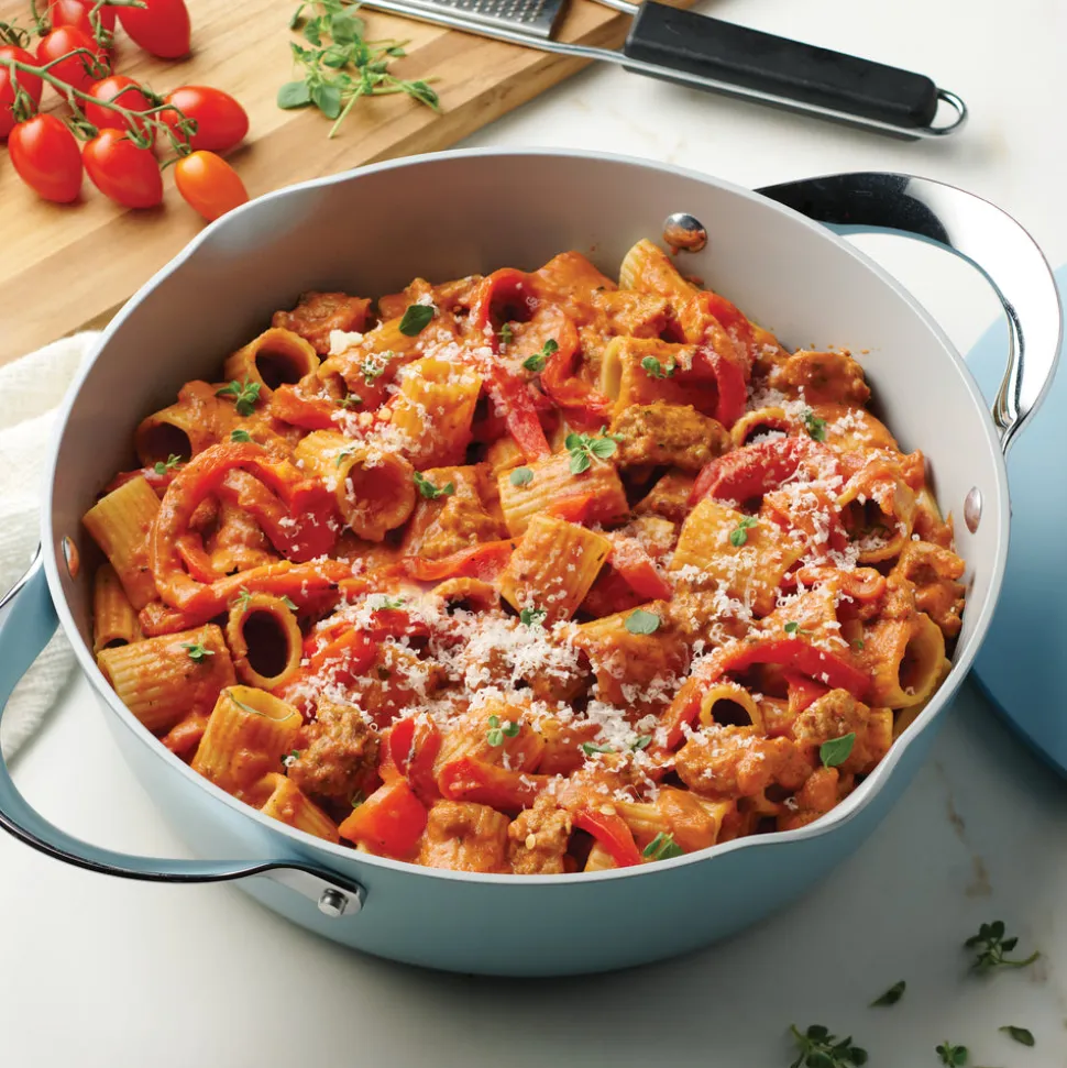 Fiora 4.25 Quart Multipurpose Ceramic Nonstick Pan