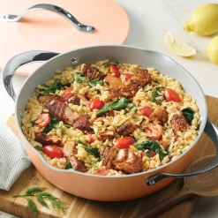 Fiora 4.25 Quart Multipurpose Ceramic Nonstick Pan