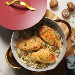 Fiora 4.25 Quart Multipurpose Ceramic Nonstick Pan