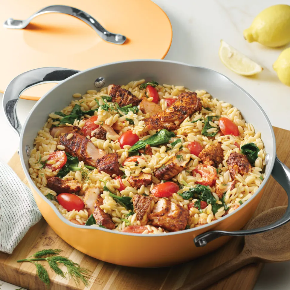Fiora 4.25 Quart Multipurpose Ceramic Nonstick Pan