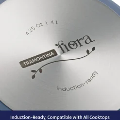 Fiora 4.25 Quart Multipurpose Ceramic Nonstick Pan