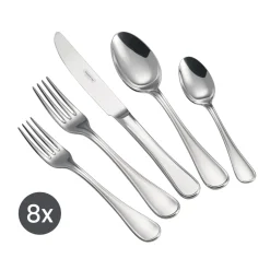 Firenze 18/10 Stainless Steel 45 Piece Flatware Set