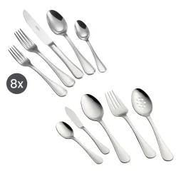 Firenze 18/10 Stainless Steel 45 Piece Flatware Set