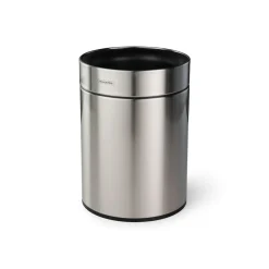 2.38 Gallon Stainless Steel Round Open Top Bin