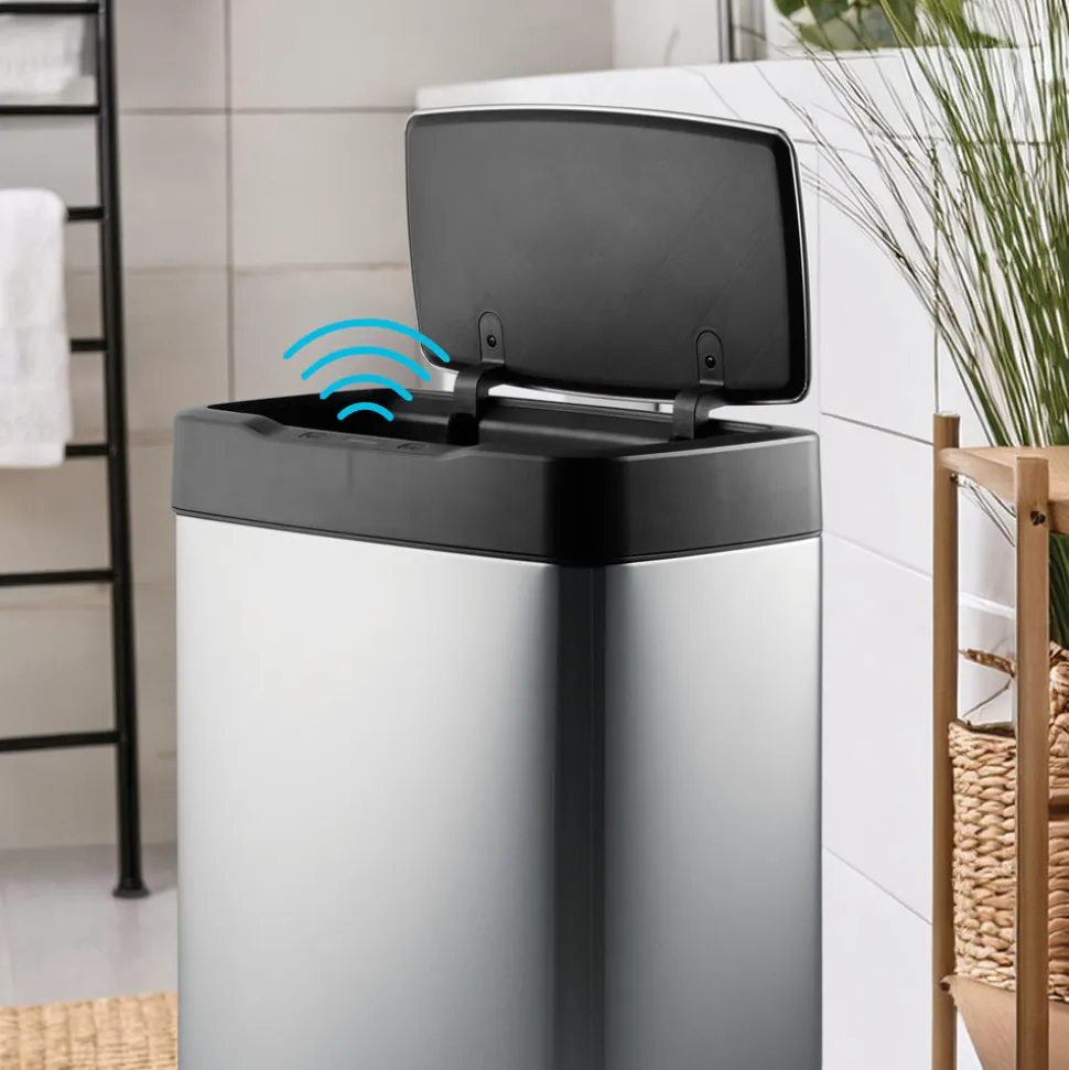 13 Gallon Stainless Steel Sensor Bin