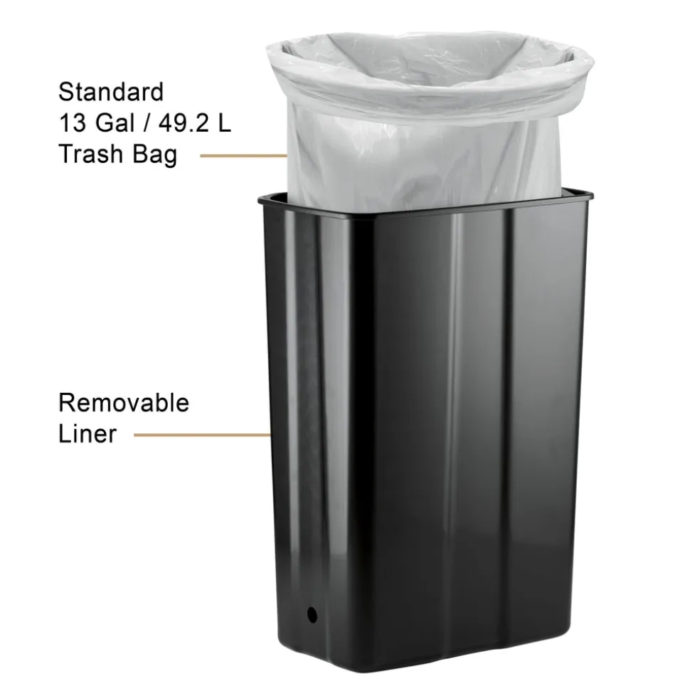 13 Gallon Stainless Steel Sensor Bin