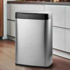 13 Gallon Stainless Steel Sensor Bin