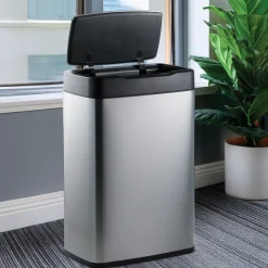 13 Gallon Stainless Steel Sensor Bin