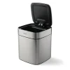 2.11 Gallon Stainless Steel Square Sensor Bin with ABS Lid