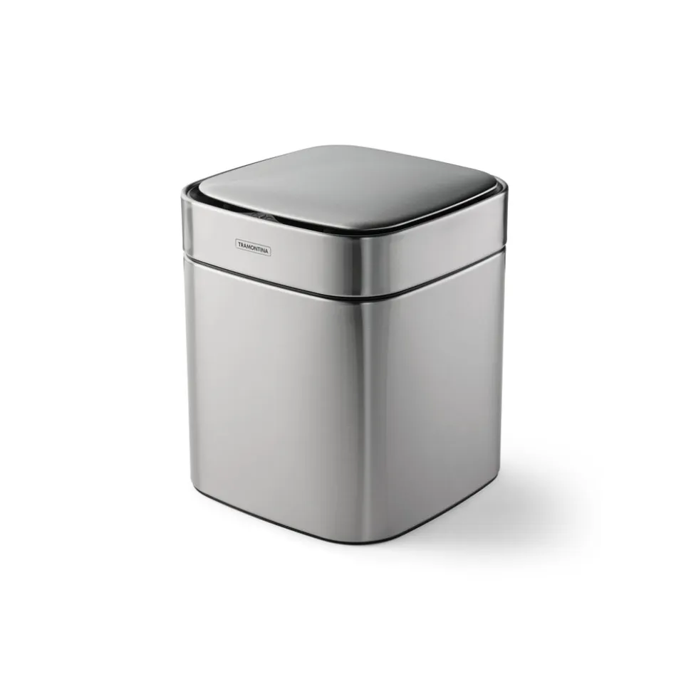 2.11 Gallon Stainless Steel Square Sensor Bin with ABS Lid