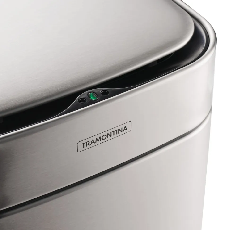 2.11 Gallon Stainless Steel Square Sensor Bin with ABS Lid
