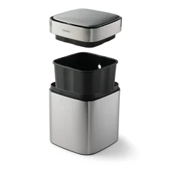 2.11 Gallon Stainless Steel Square Sensor Bin with ABS Lid