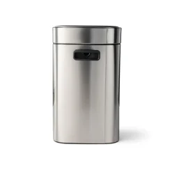 3.17 Gallon Stainless Steel Square Sensor Bin with SS Capped Lid