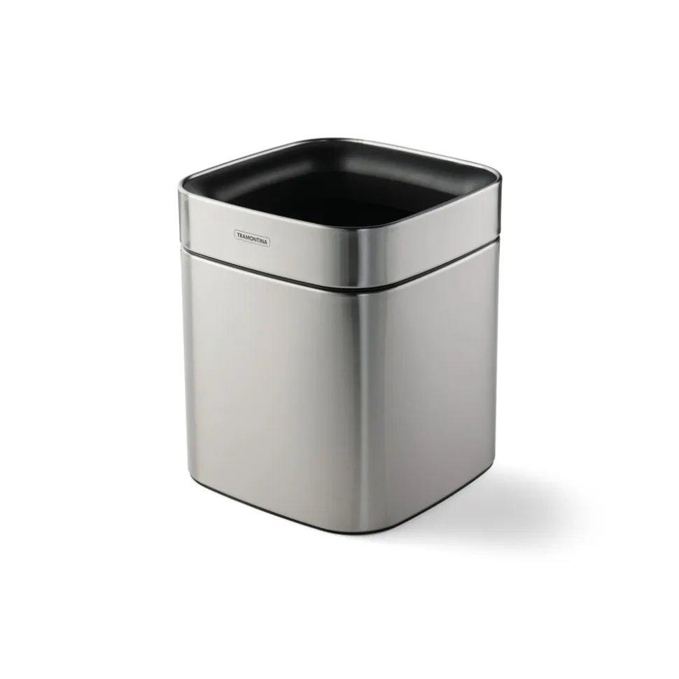 2.11 Gallon Stainless Steel Square Open Top Bin