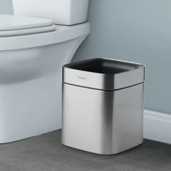 2.11 Gallon Stainless Steel Square Open Top Bin