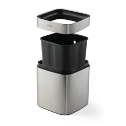 2.11 Gallon Stainless Steel Square Open Top Bin
