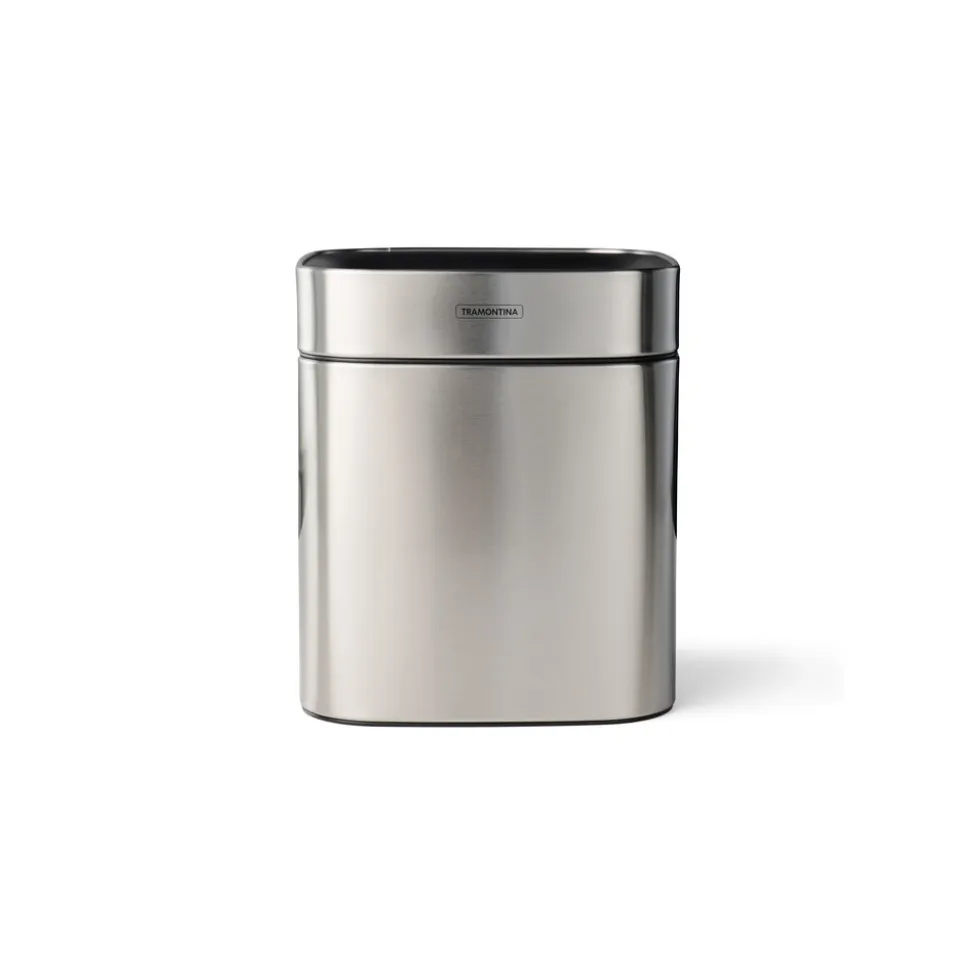 2.11 Gallon Stainless Steel Square Open Top Bin