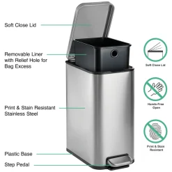 2 Gallon Step Cans - 2 Pack