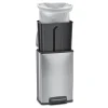 13 Gal. Step Can Rectangle Shape - Stainless Steel