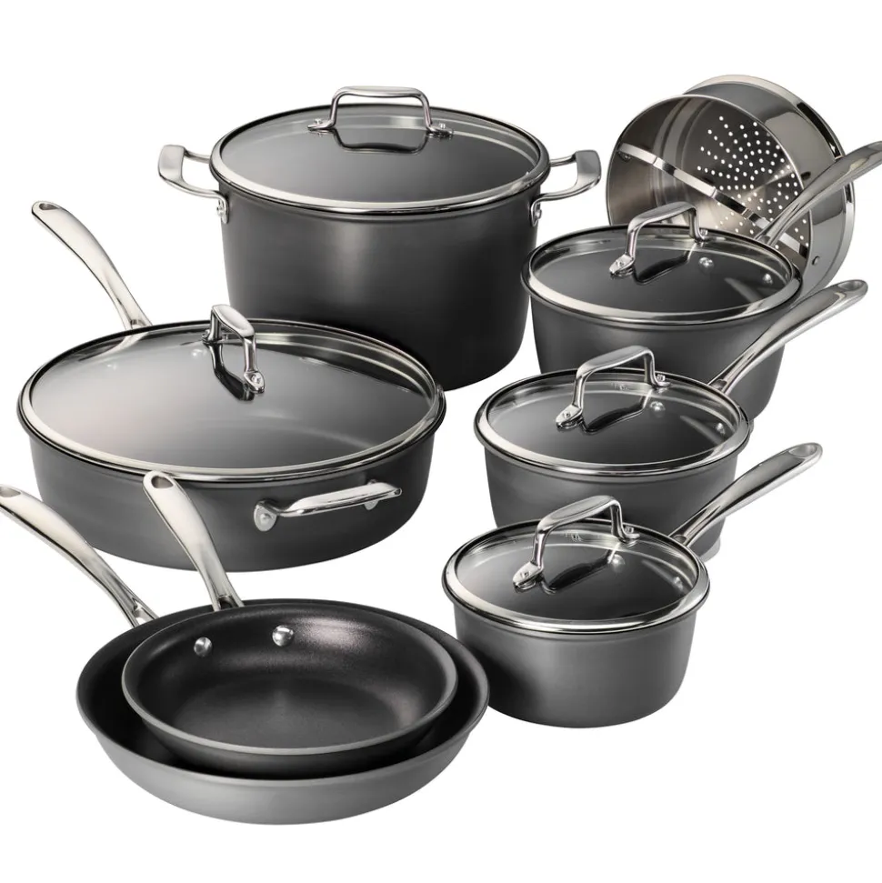 Gourmet 13 Piece Hard Anodized Cookware Set