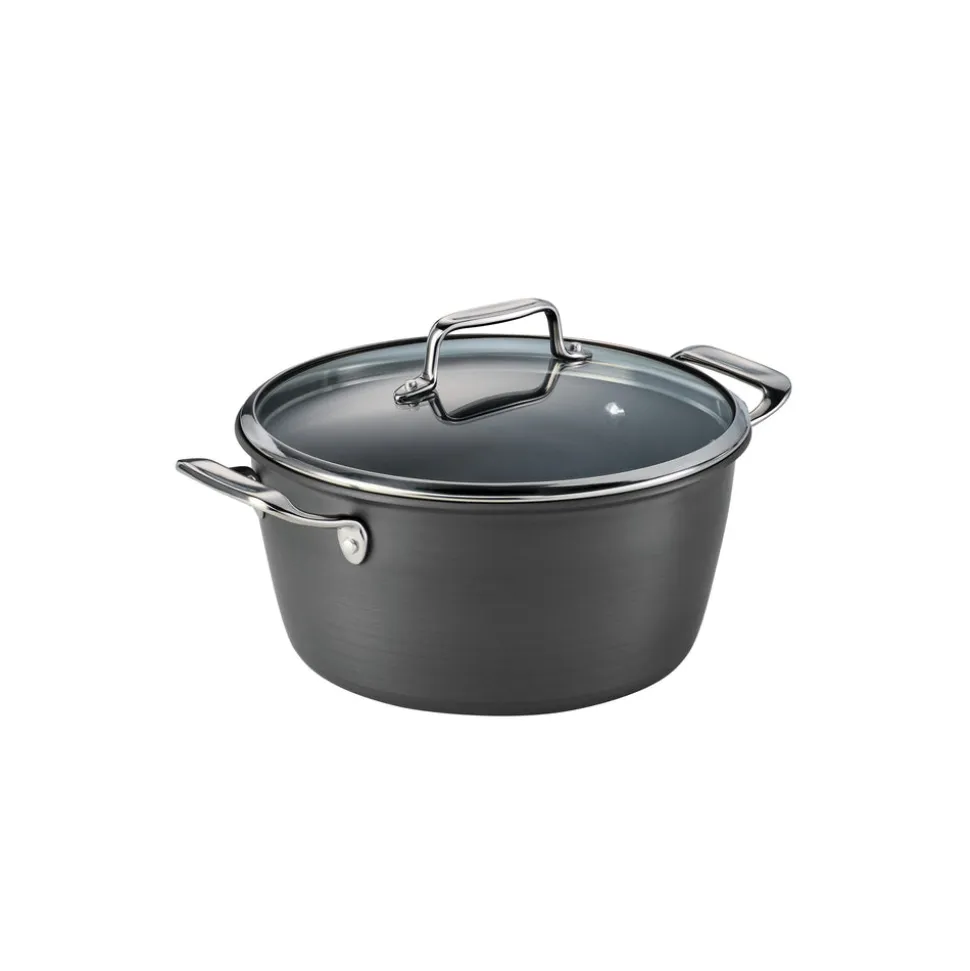 Gourmet 5 Quart Hard Anodized Aluminum Nonstick Dutch Oven