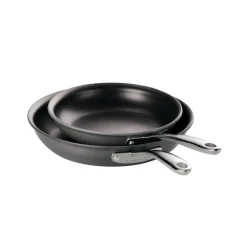 Hard Anodized Aluminum 2 Pack Fry Pan Set