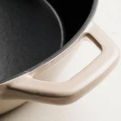 9 Inch and 12 Inch Enamel Cast Iron Skillet Set