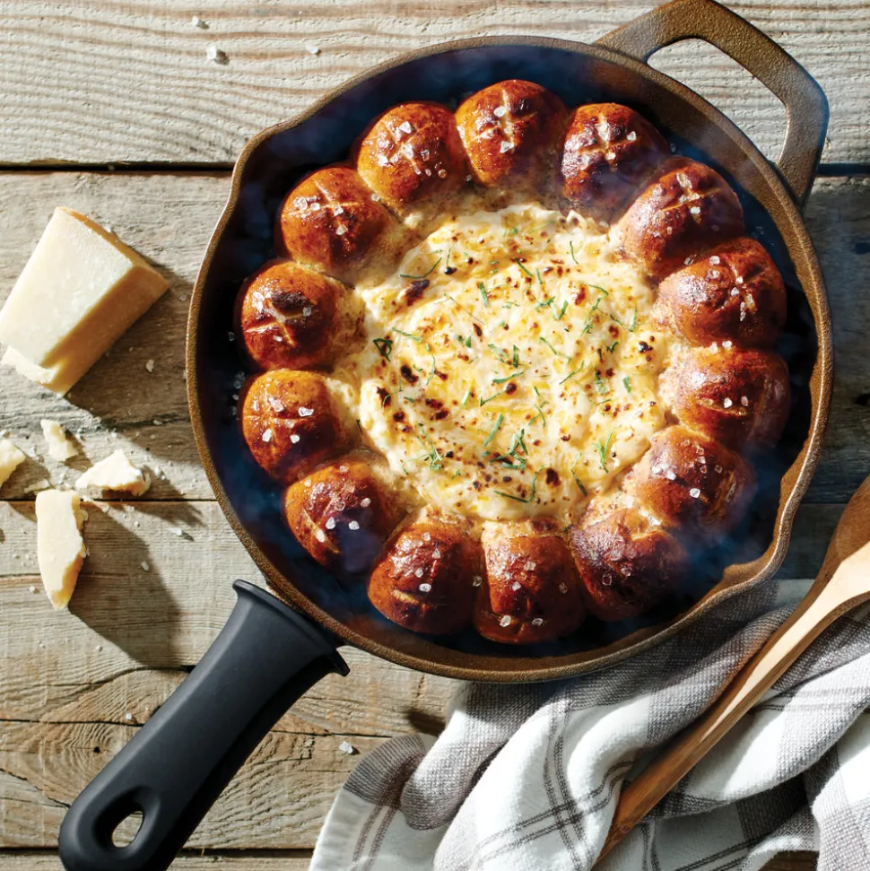 10 & 12-Inch Preseasoned Cast Iron Skillet - 2 Pack