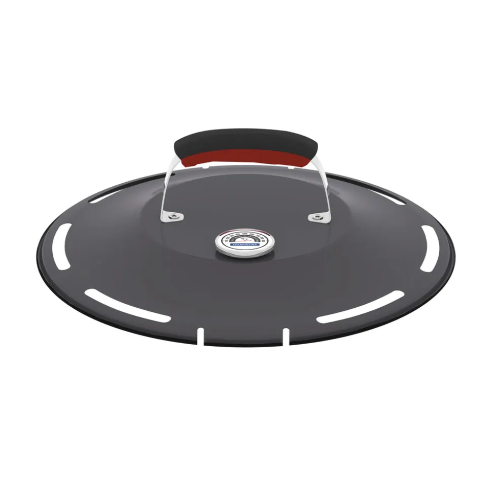 15.5 Inch Stainless Steel Round BBQ Charcoal Grill with Lid