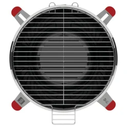 15.5 Inch Stainless Steel Round BBQ Charcoal Grill with Lid