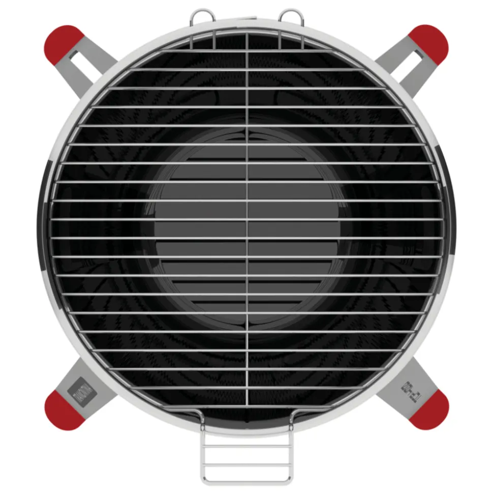 15.5 Inch Stainless Steel Round BBQ Charcoal Grill with Lid