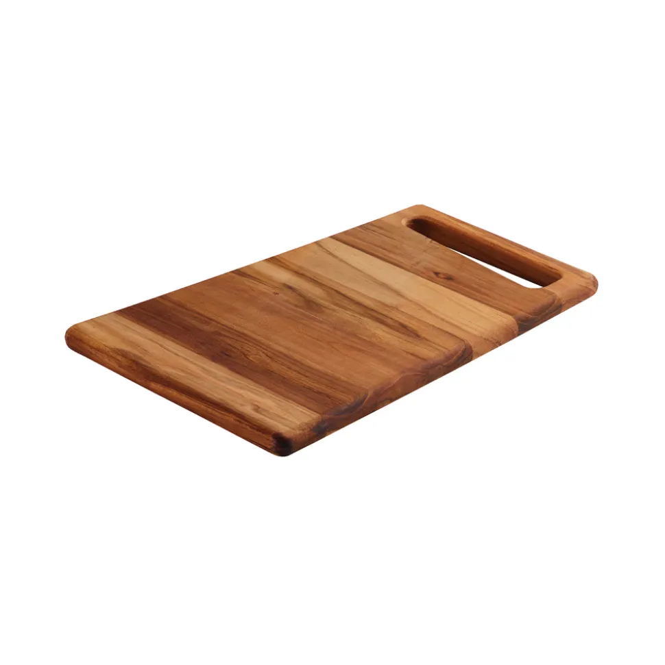 13.25 Inch x 9 Inch Teak Wood Rectangle Cutting Board