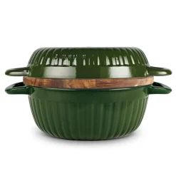 3-in-1 Enameled Cast Iron Multi-Oven with Trivet