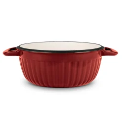 3-in-1 Enameled Cast Iron Multi-Oven with Trivet