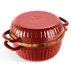 3-in-1 Enameled Cast Iron Multi-Oven with Trivet