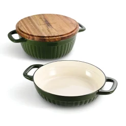 3-in-1 Enameled Cast Iron Multi-Oven with Trivet