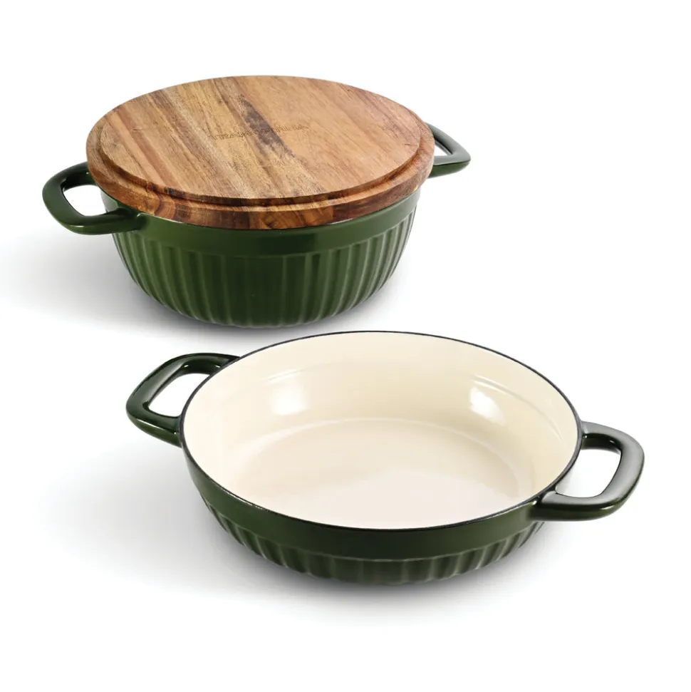3-in-1 Enameled Cast Iron Multi-Oven with Trivet
