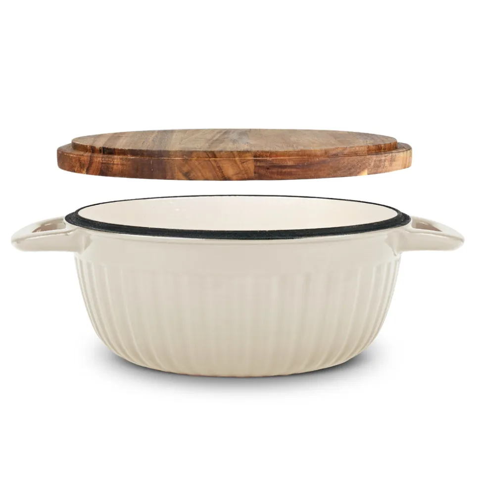 3-in-1 Enameled Cast Iron Multi-Oven with Trivet