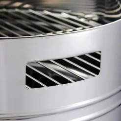 15.5 in Stainless Steel Round BBQ Charcoal Grill with Stand