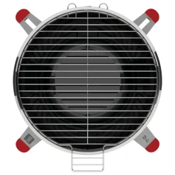 15.5 in Stainless Steel Round BBQ Charcoal Grill with Stand