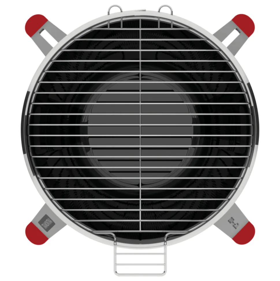 15.5 in Stainless Steel Round BBQ Charcoal Grill with Stand
