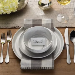 Italy 18/0 Stainless Steel 20 Piece Flatware Set