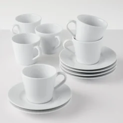 Leonora Cup and Saucer 6 Piece Set