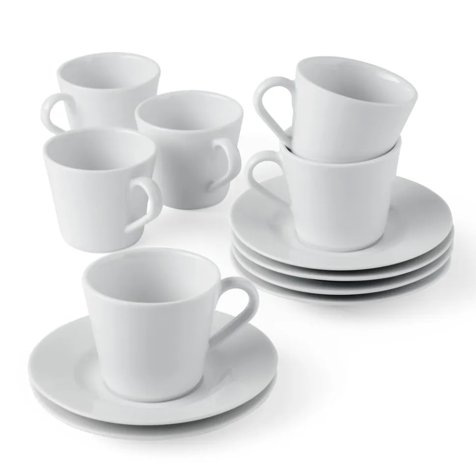 Leonora Cup and Saucer 6 Piece Set